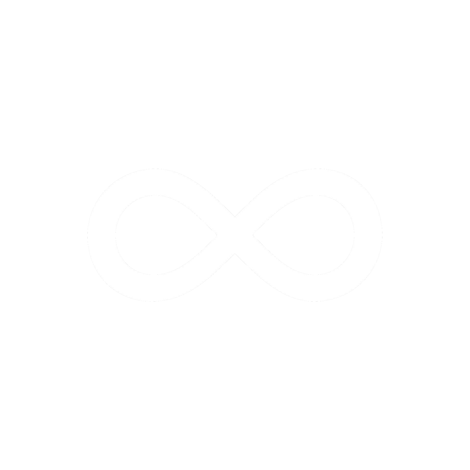 NPGenX white infinity logo
